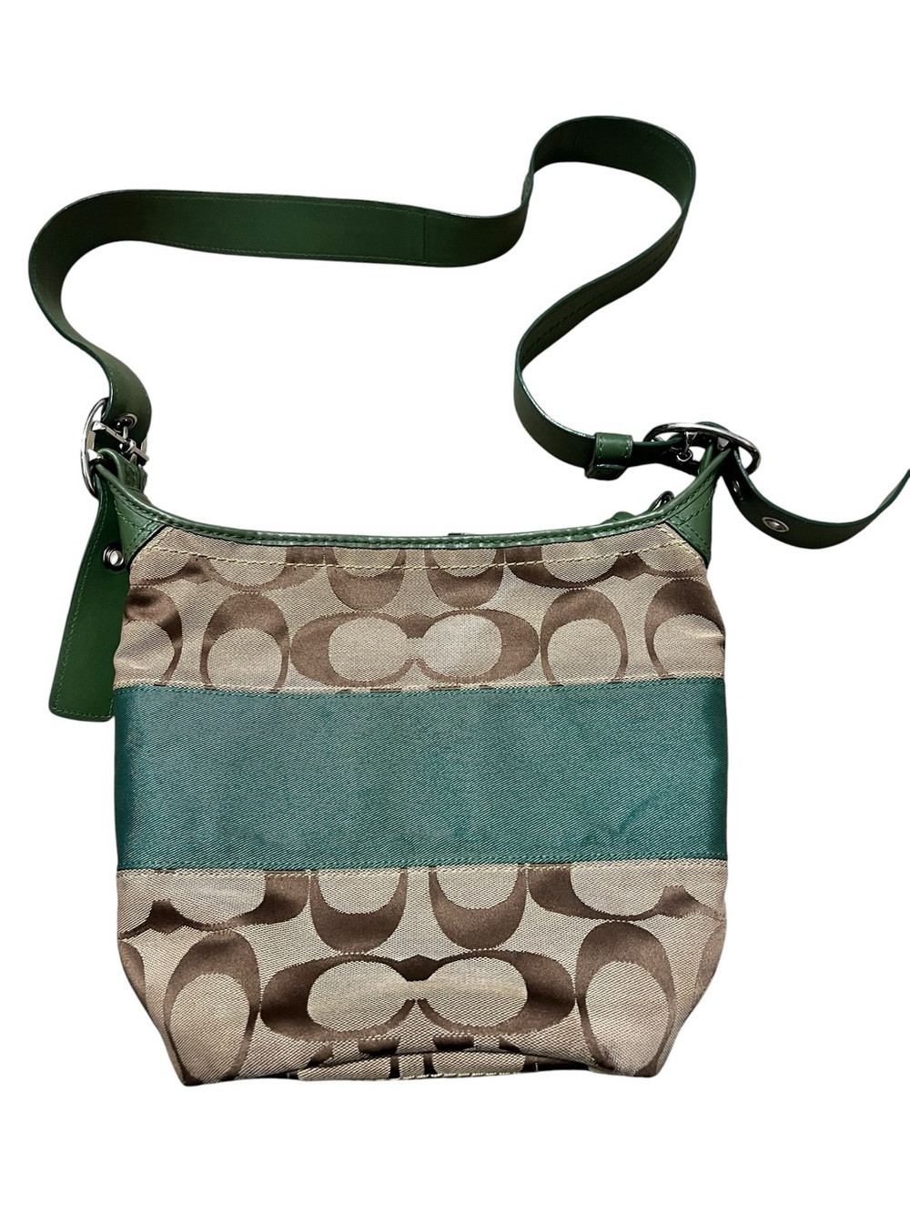 Coach Rugby Convertible Shoulder Crossbody F13362 Signature with Stripe